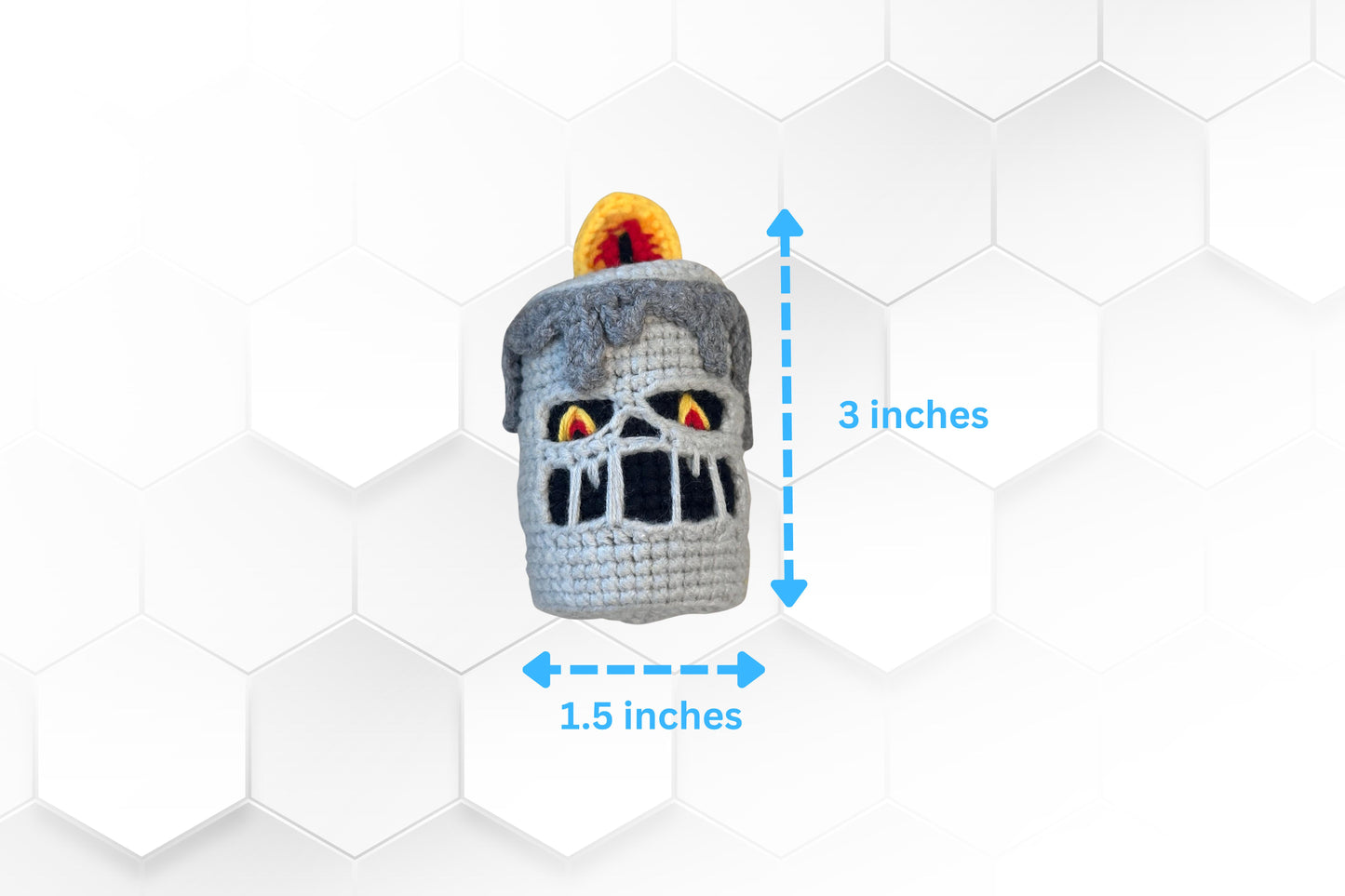 Crochet Halloween Candle Plushie