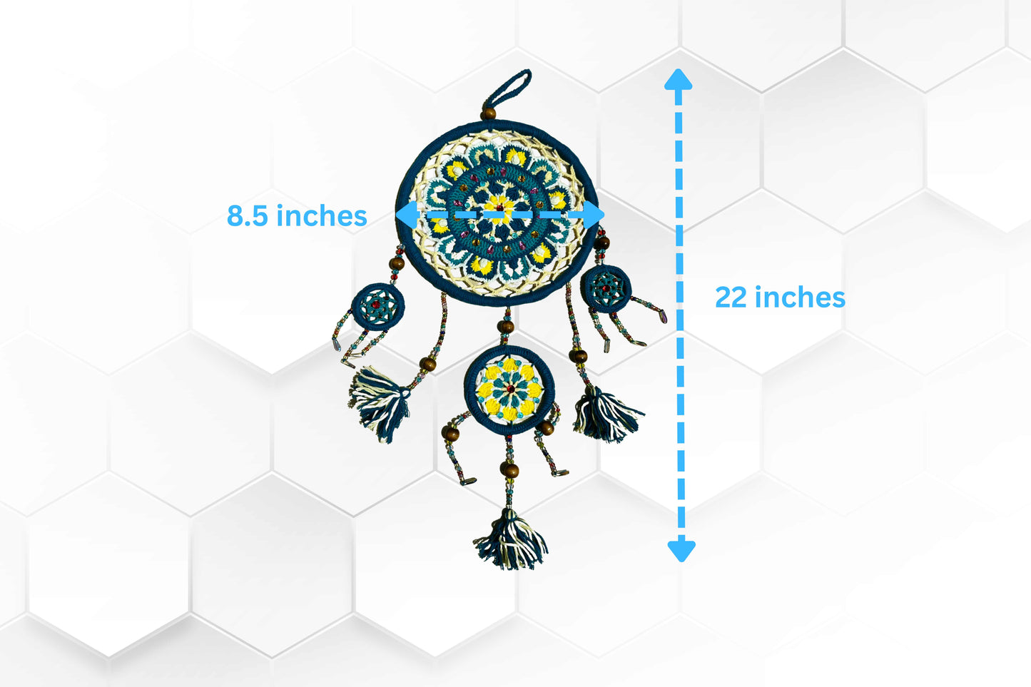Crochet Dreamcatcher Wall Hanging