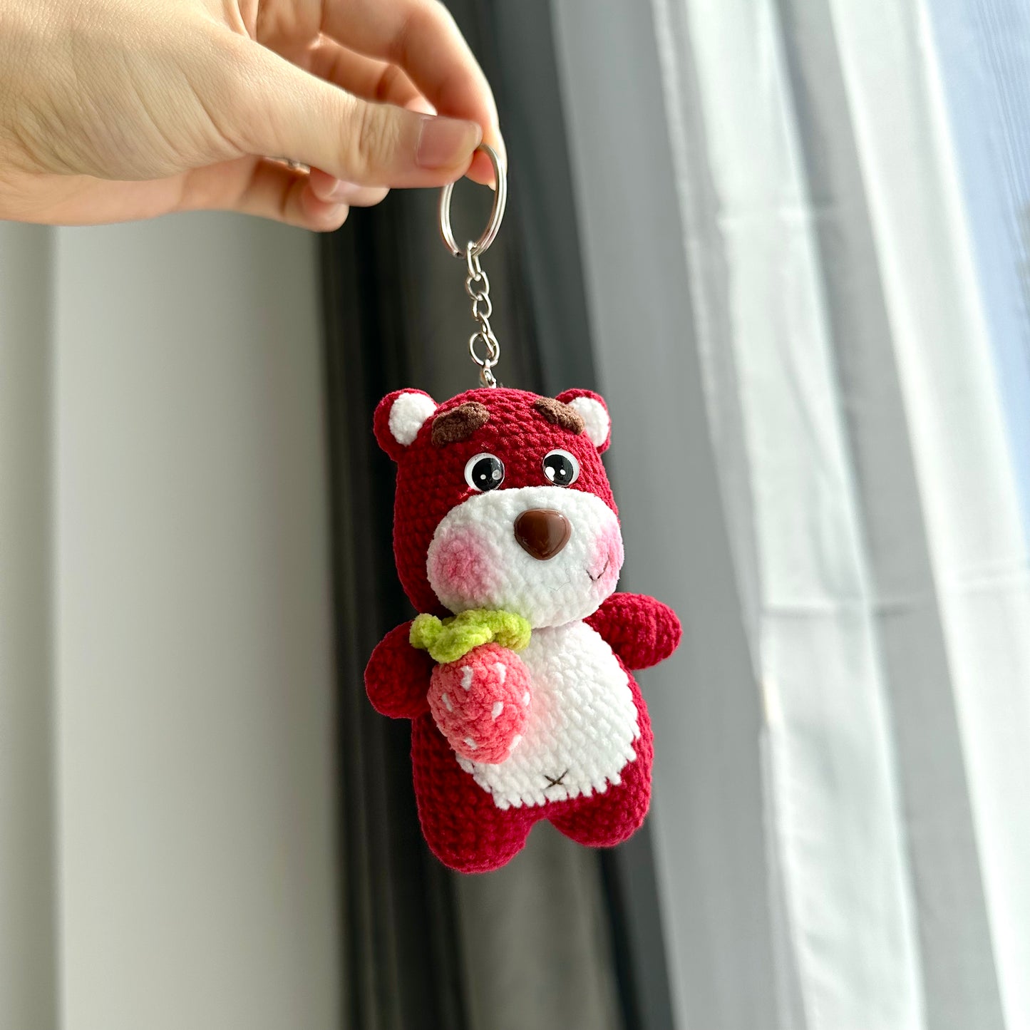Crochet Pink Bear Lotso Plush