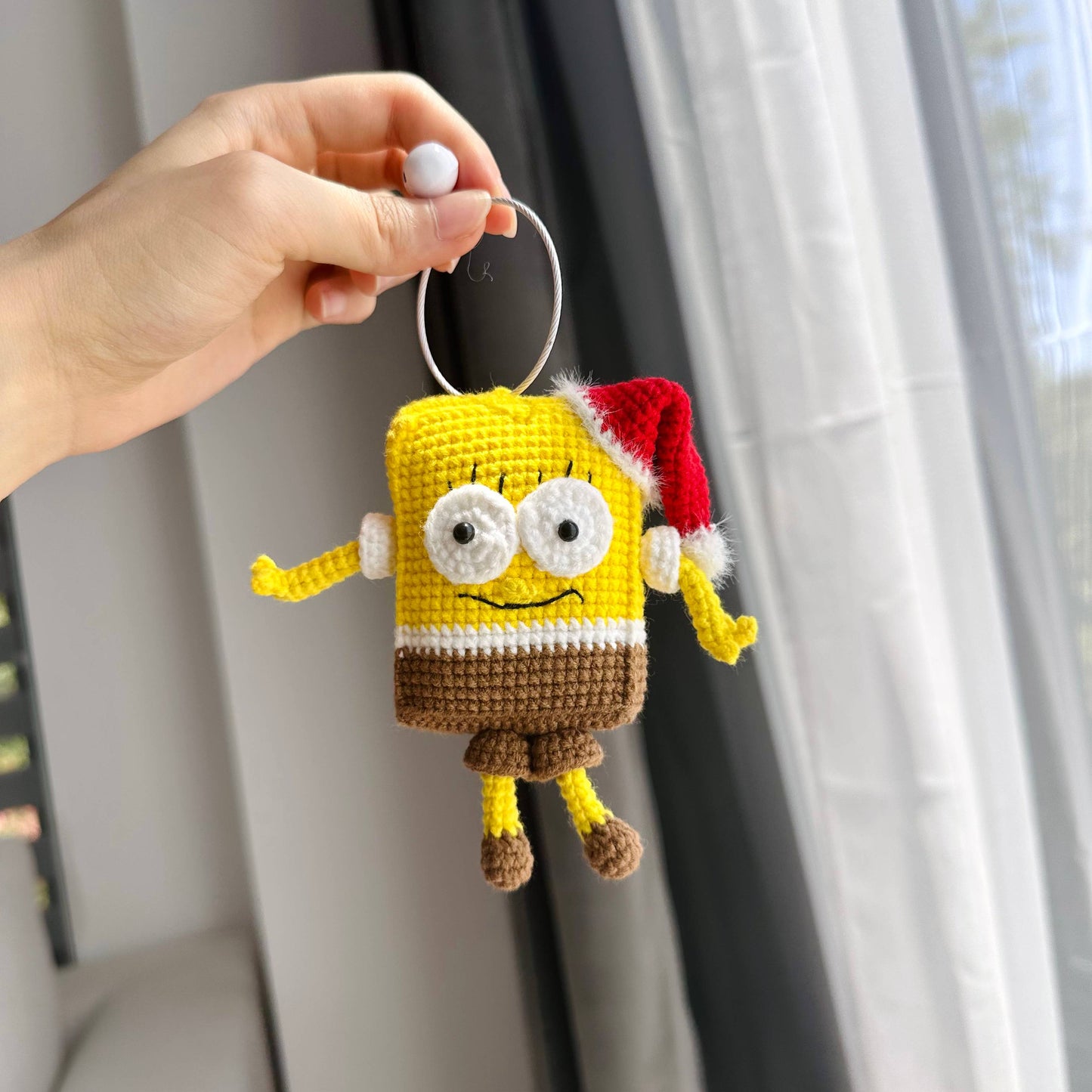 Crochet Christmas Patrick Keychain Set