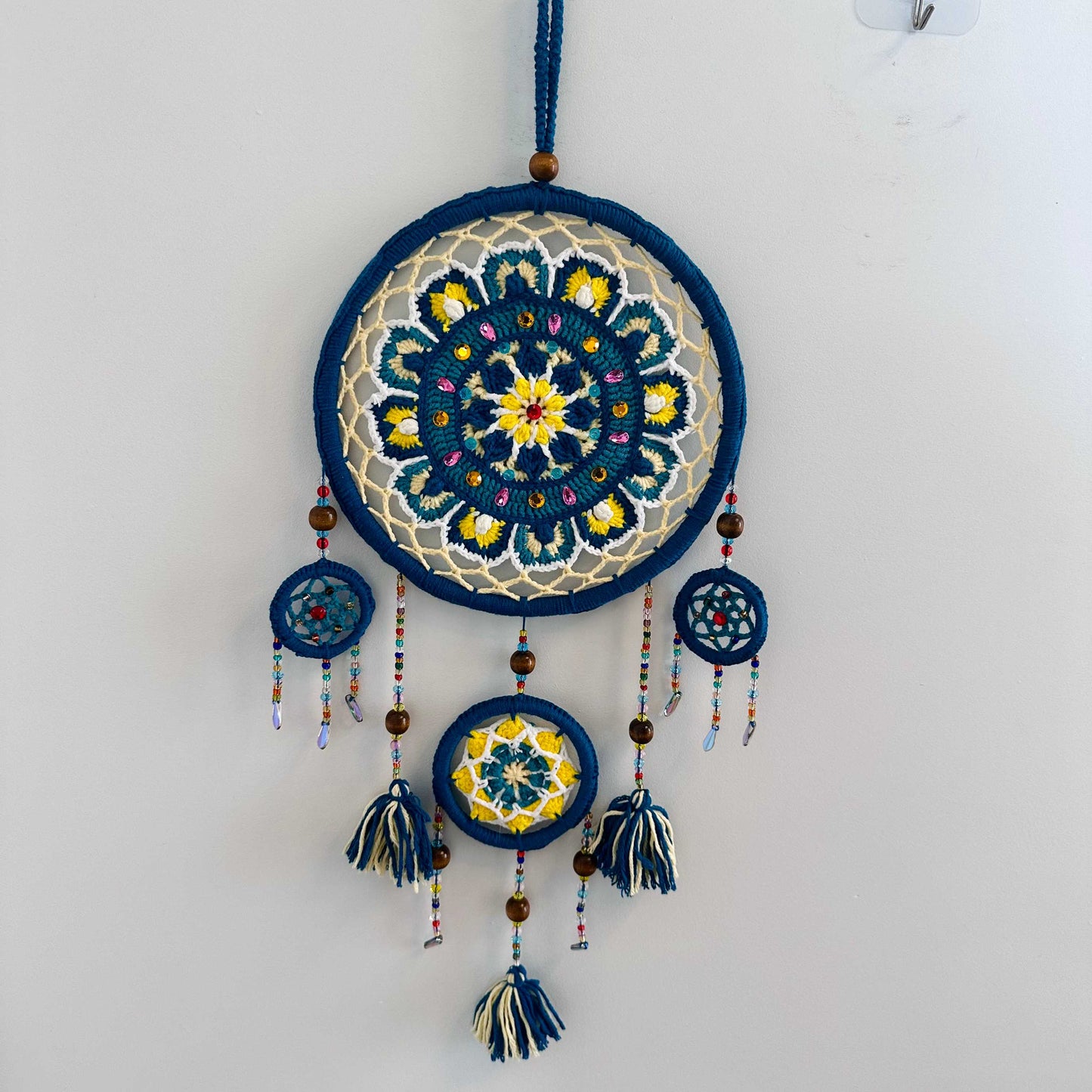 Crochet Dreamcatcher Wall Hanging