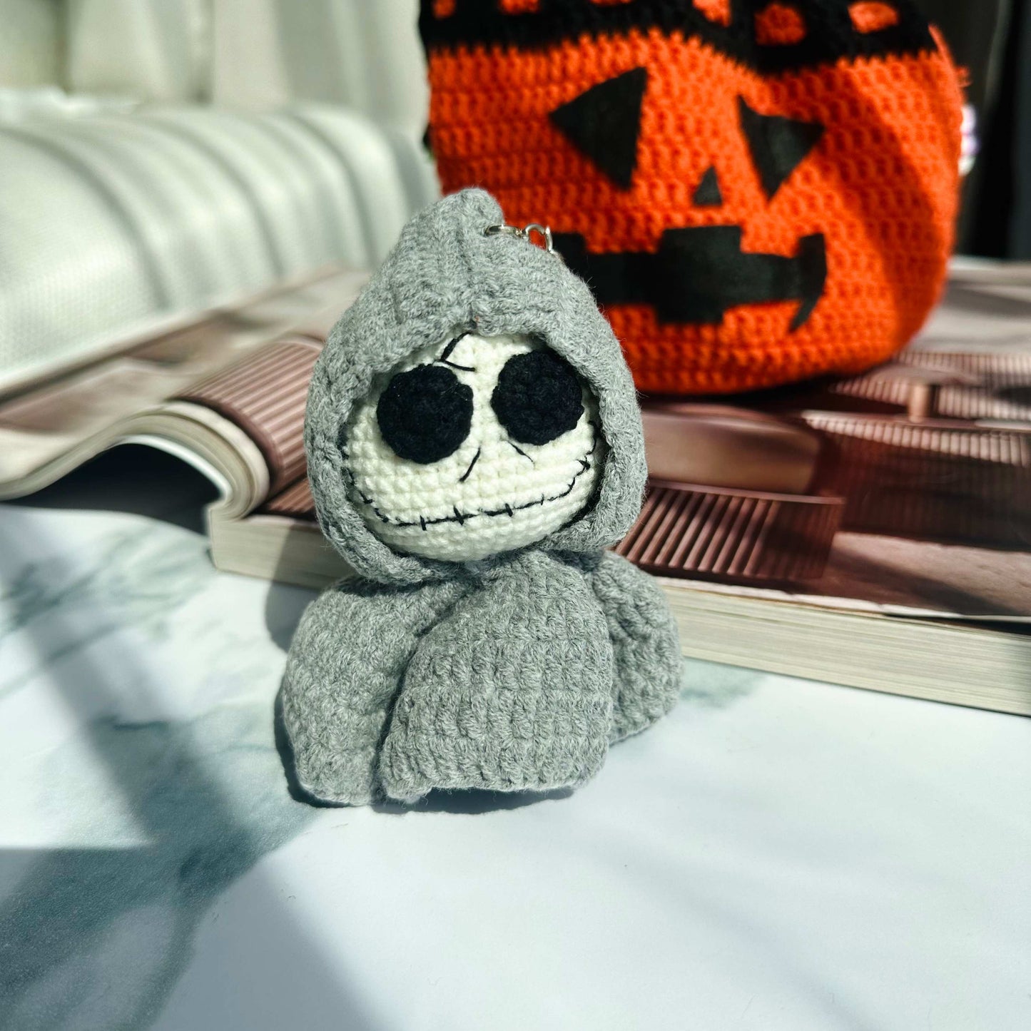 Crochet Grim Reaper Keychain