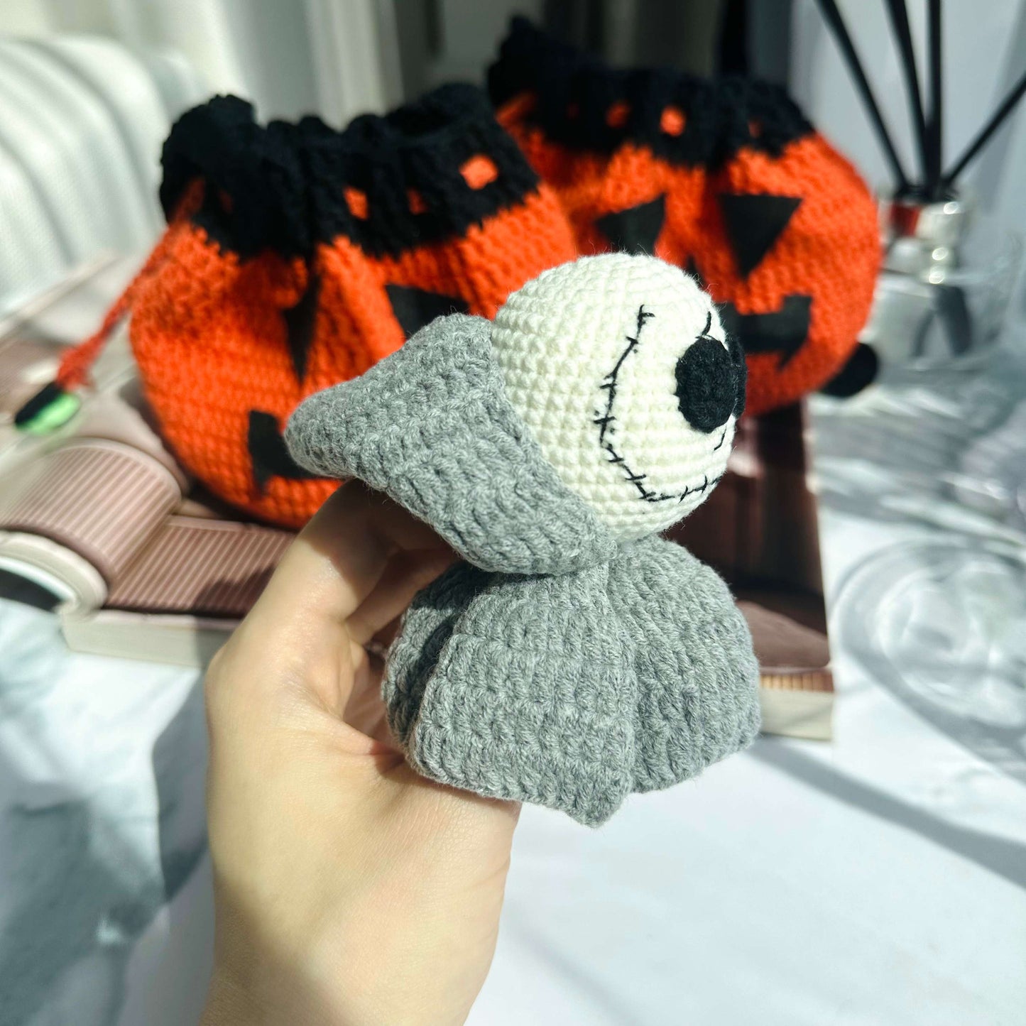 Crochet Grim Reaper Keychain