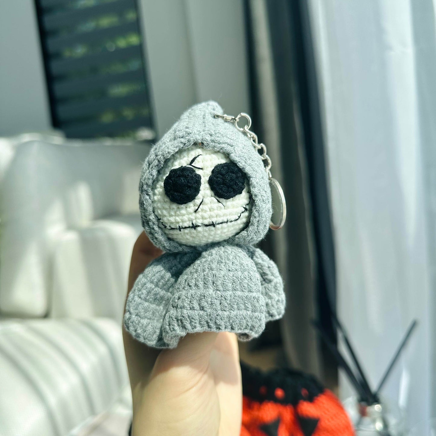 Crochet Grim Reaper Keychain