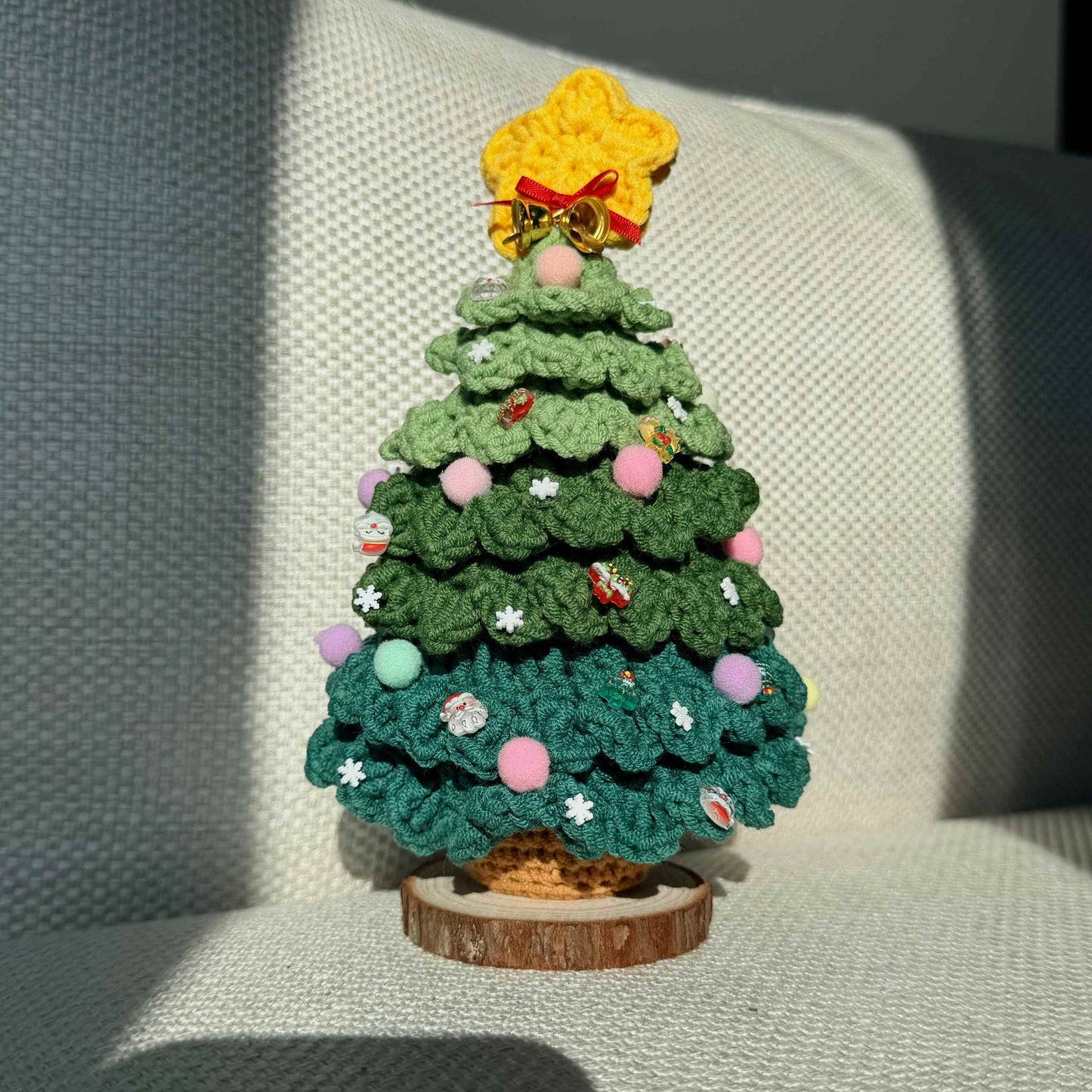 Crochet Christmas Tree with Star Topper