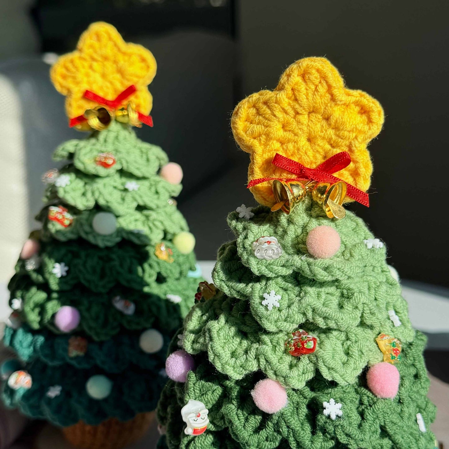 Crochet Christmas Tree with Star Topper