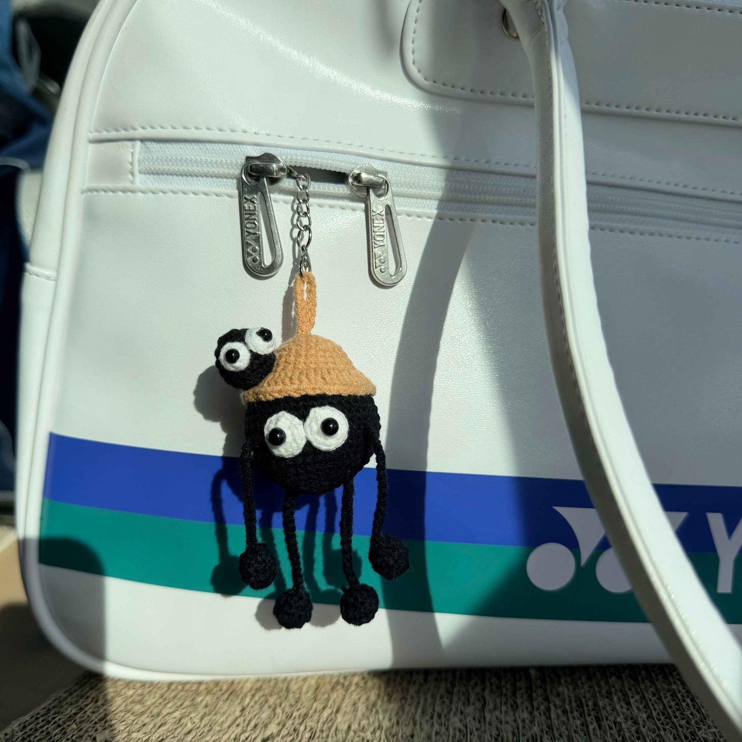 Crochet Soot Sprite Keychain