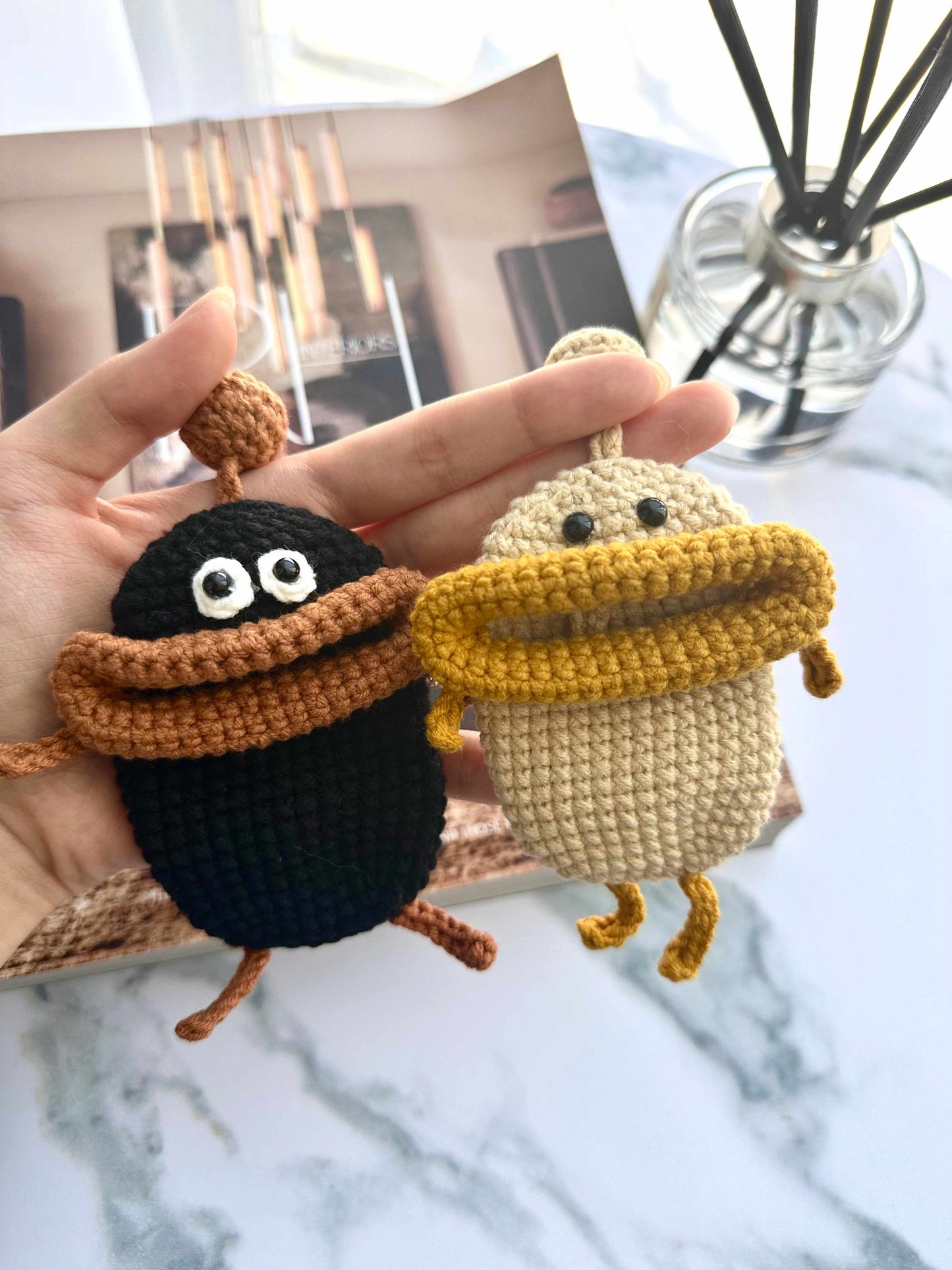 Handmade Crochet Car Key Cover