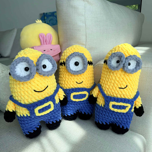 Handmade Plush Yellow Character Toy