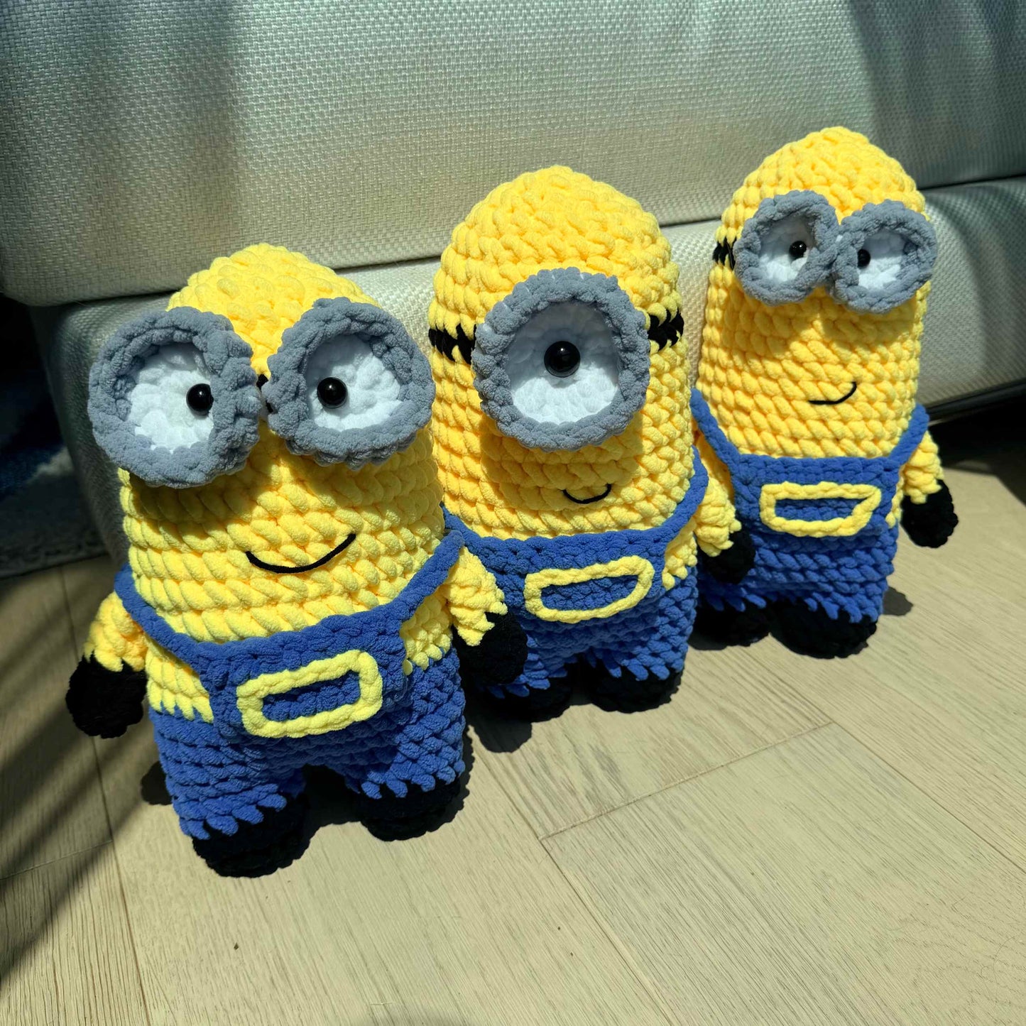 Handmade Plush Yellow Character Toy