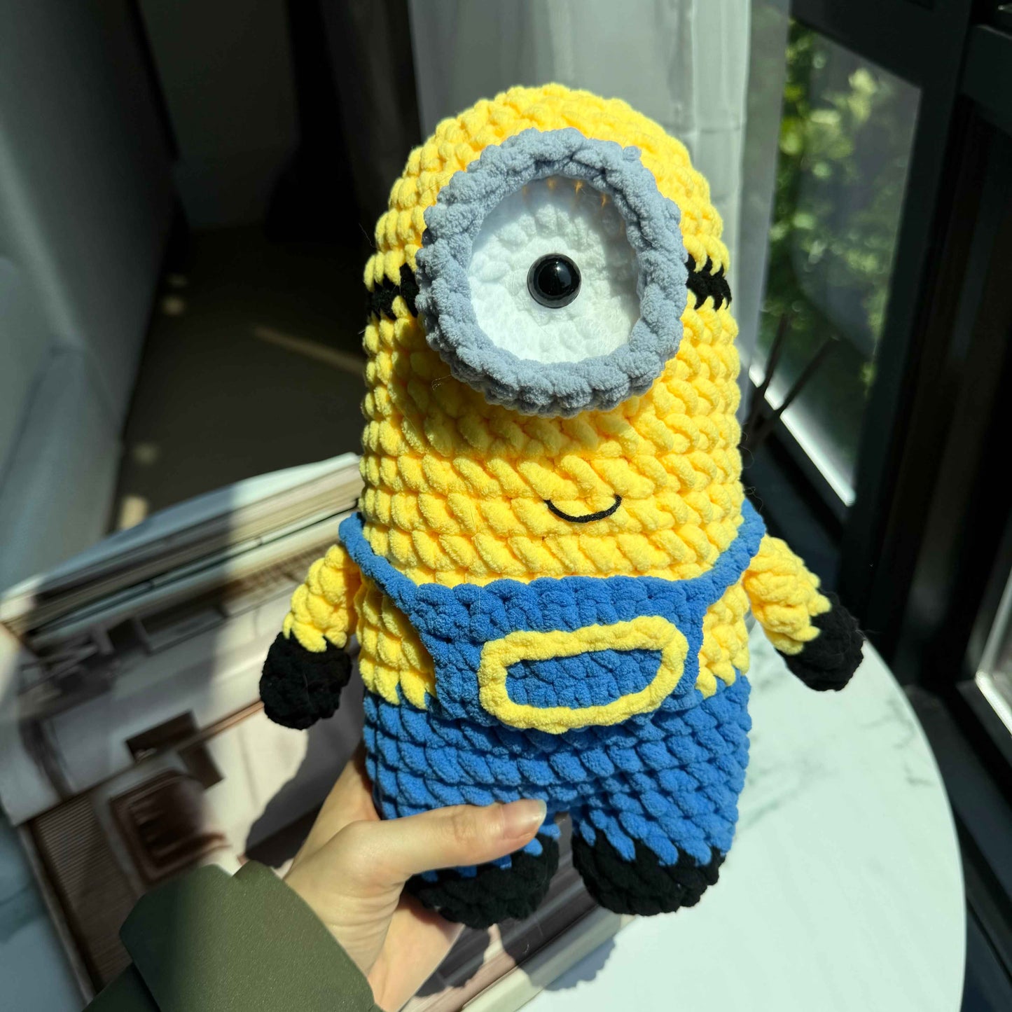 Handmade Plush Yellow Character Toy