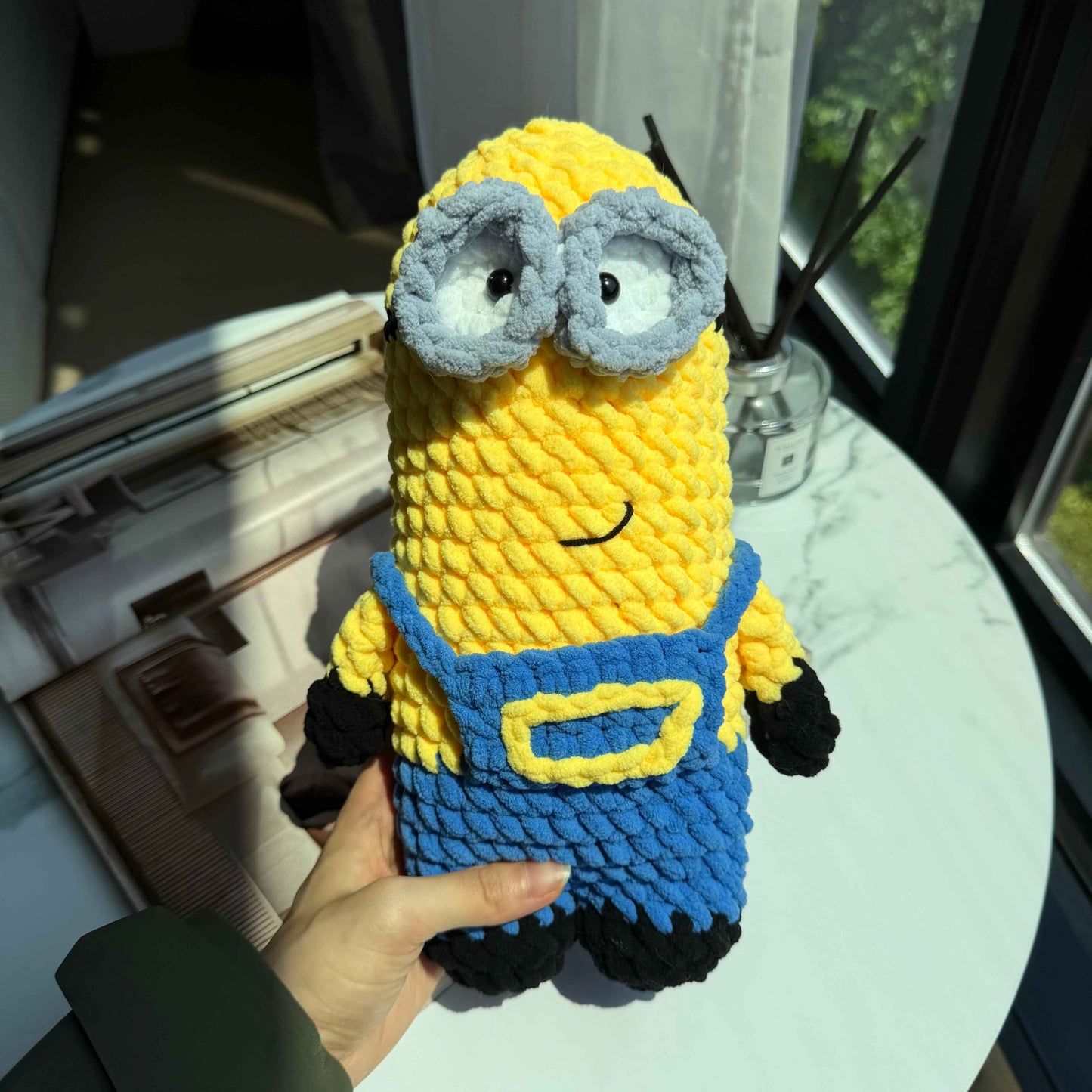 Handmade Plush Yellow Character Toy