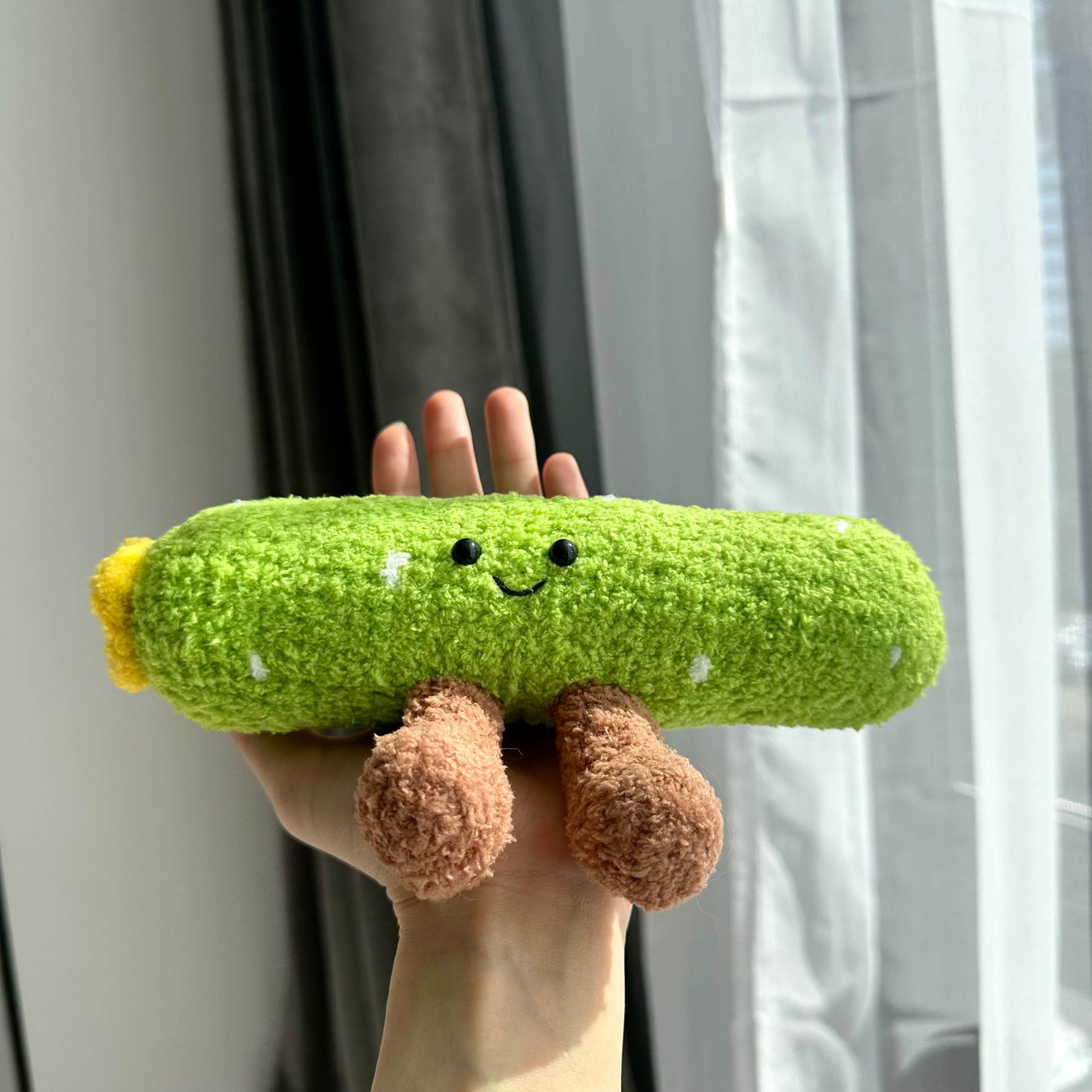 Kawaii Food Plush Set – Donut and Cucumber with Legs