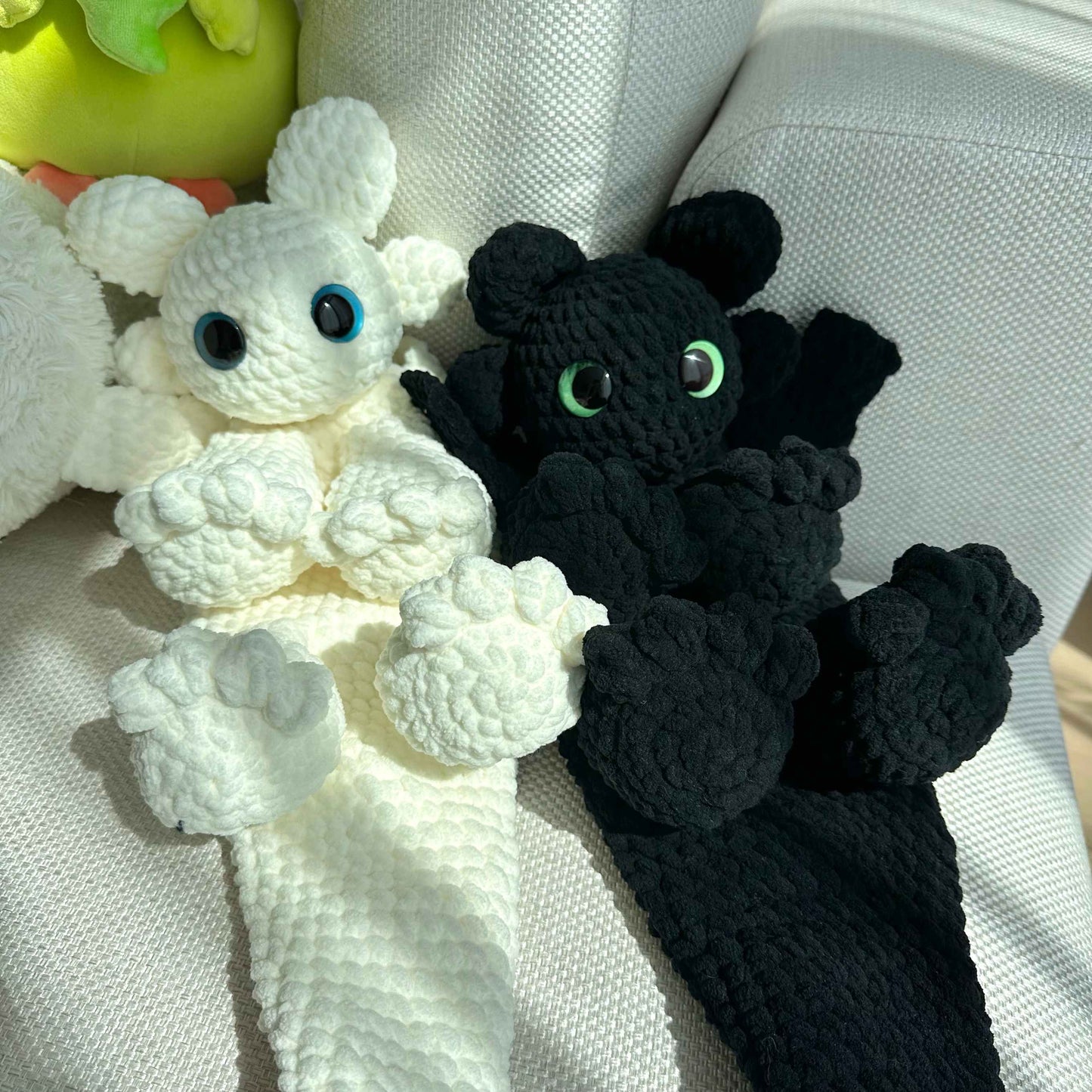 Handmade Crochet Dragon Plush Toothless Inspired