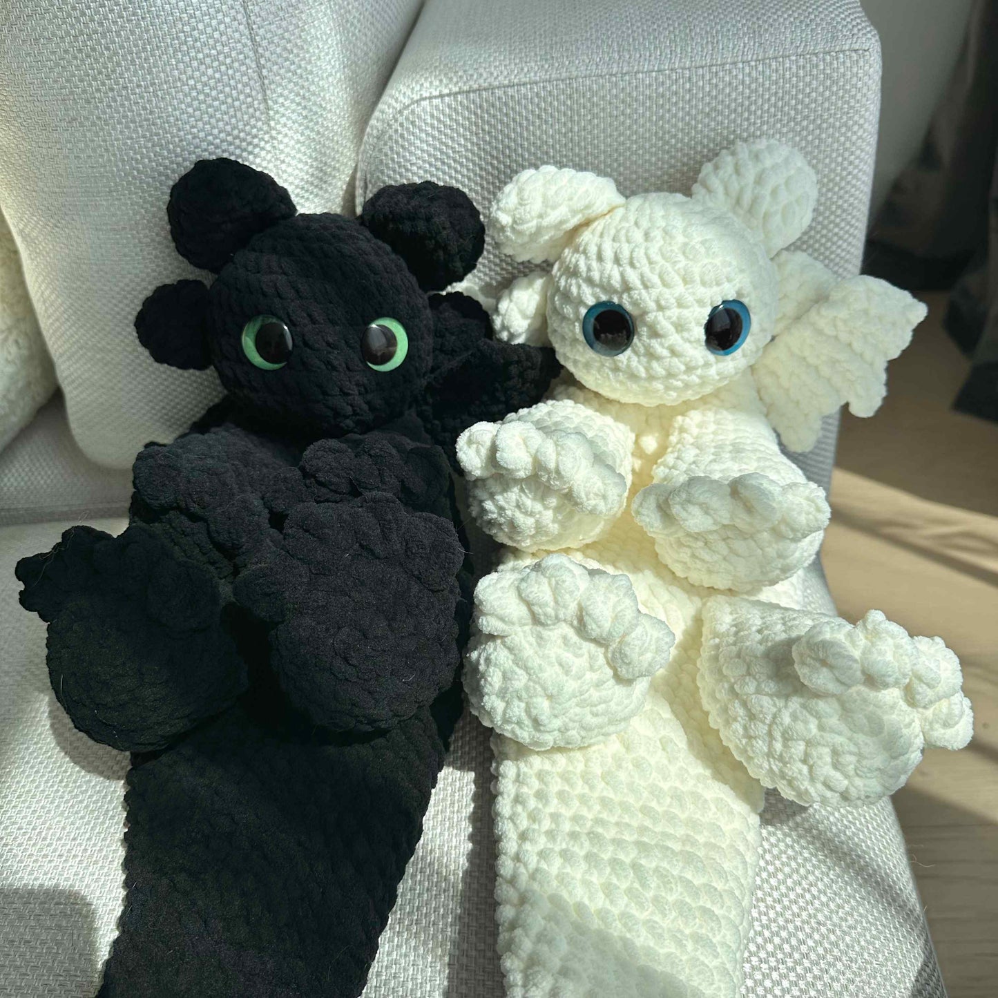Handmade Crochet Dragon Plush Toothless Inspired