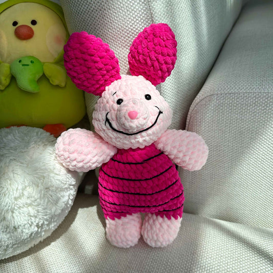 Handmade Pink Bunny Plush Toy