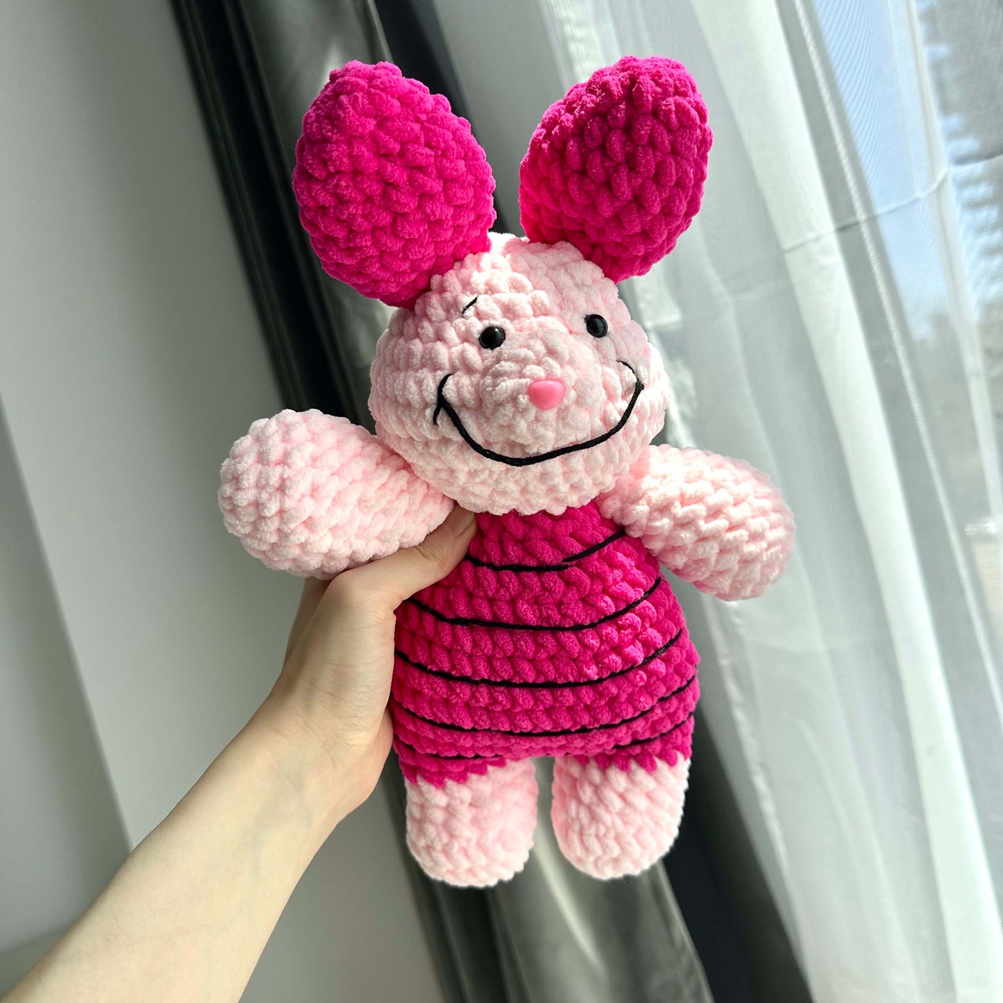Handmade Pink Bunny Plush Toy