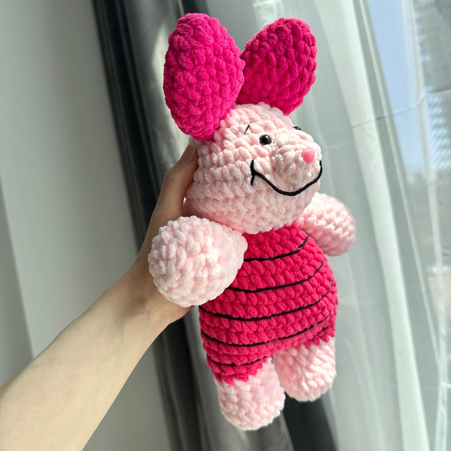 Handmade Pink Bunny Plush Toy