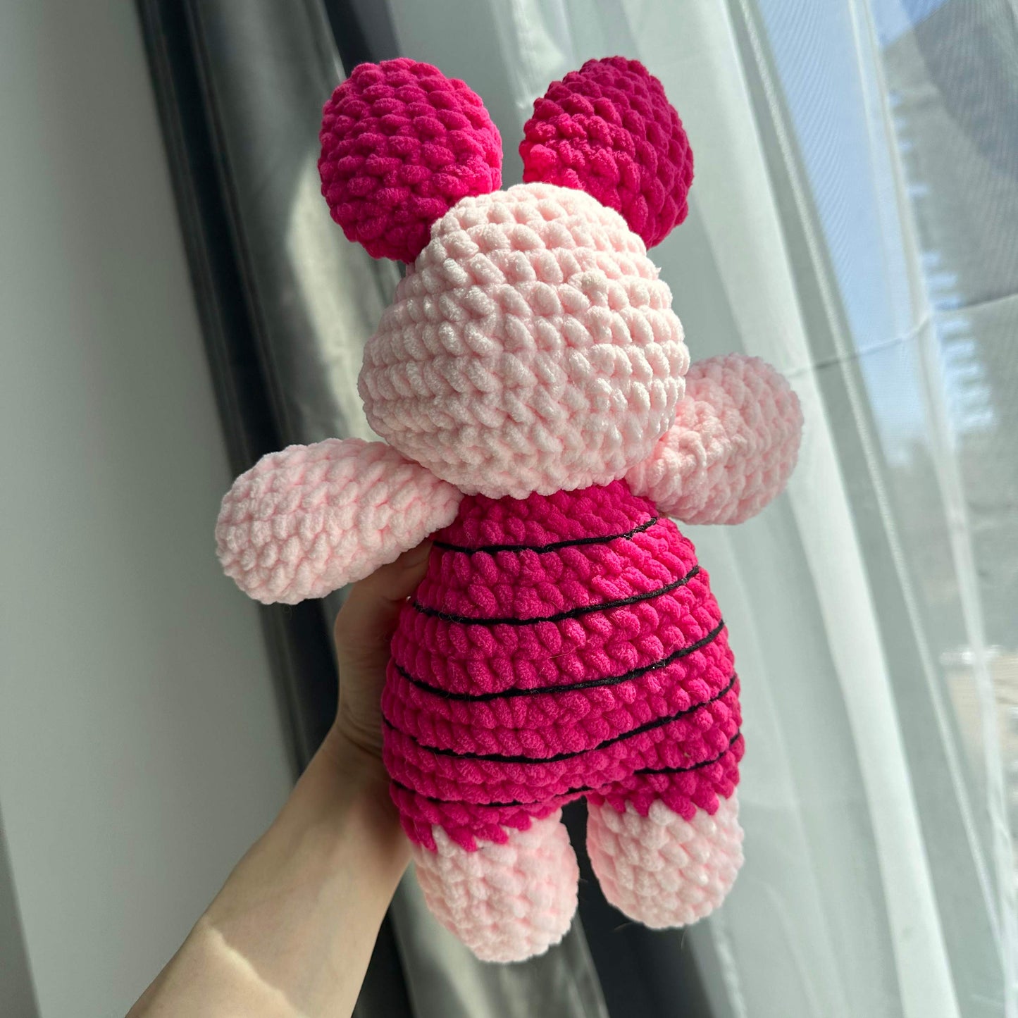 Handmade Pink Bunny Plush Toy
