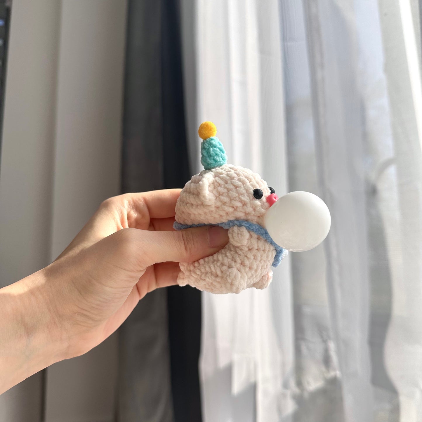 Handmade Crochet Plushie Bubble Toy