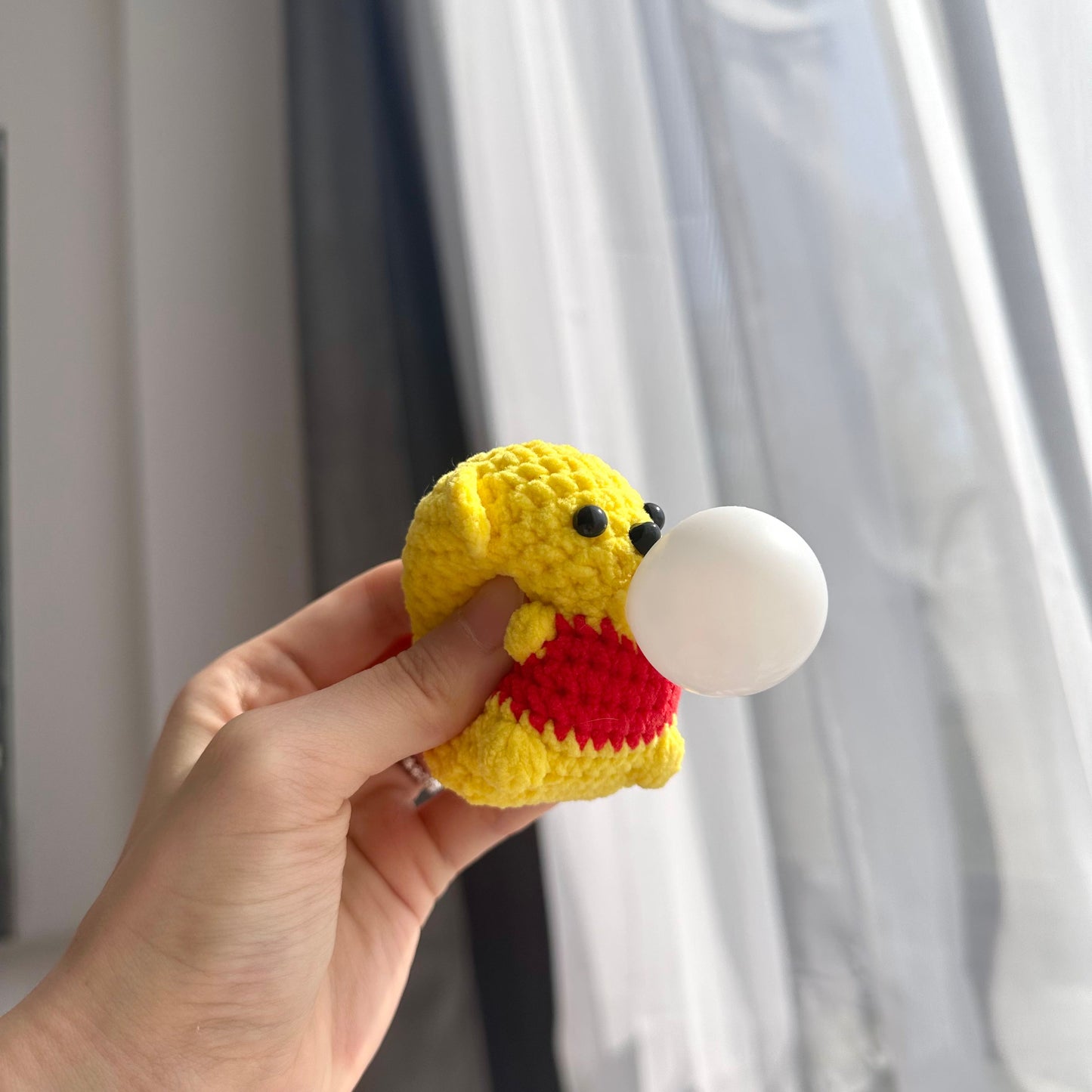 Handmade Crochet Plushie Bubble Toy