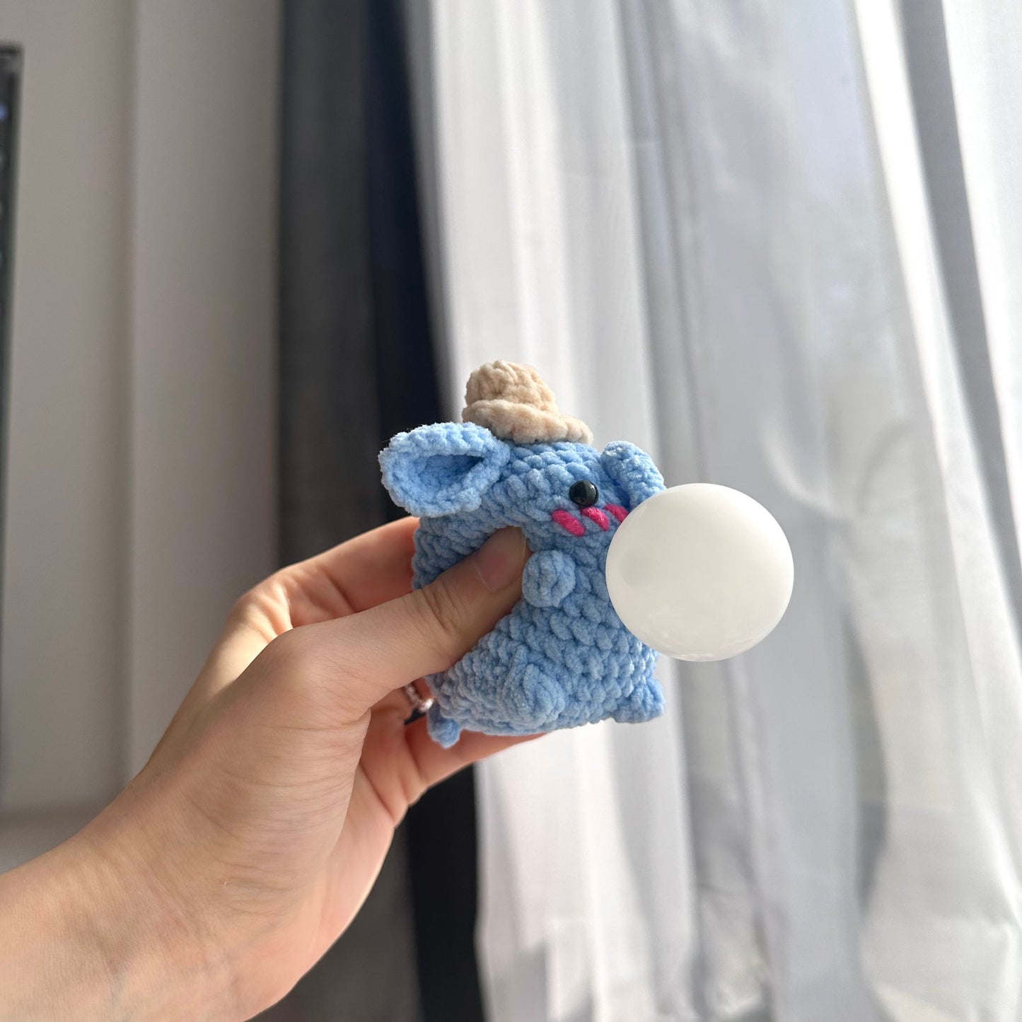 Handmade Crochet Plushie Bubble Toy