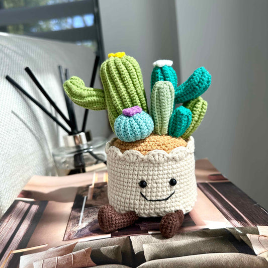 Crochet Cactus Plush – Amigurumi Plant Decor