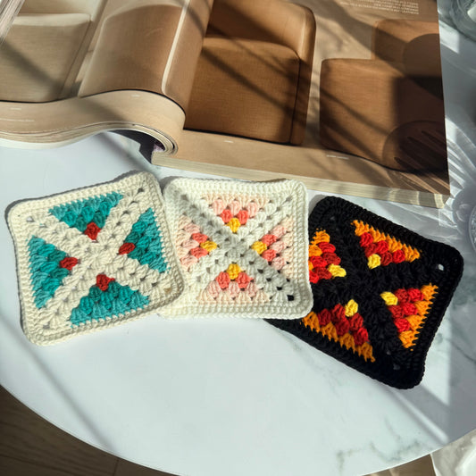 Handmade Granny Square Mug Mat