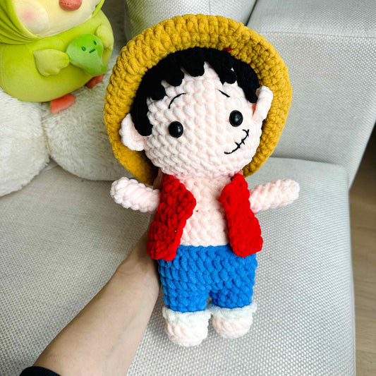 Crochet Luffy Plush Toy