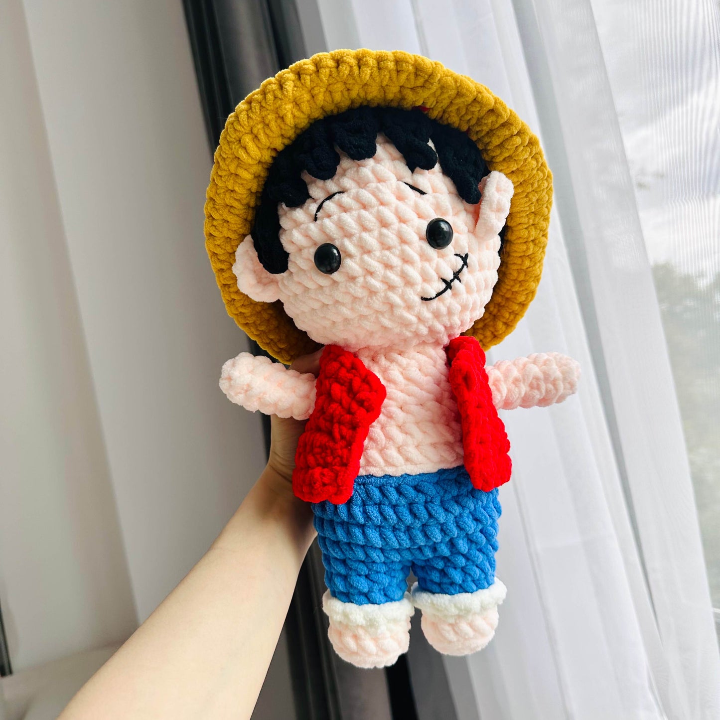 Crochet Luffy Plush Toy