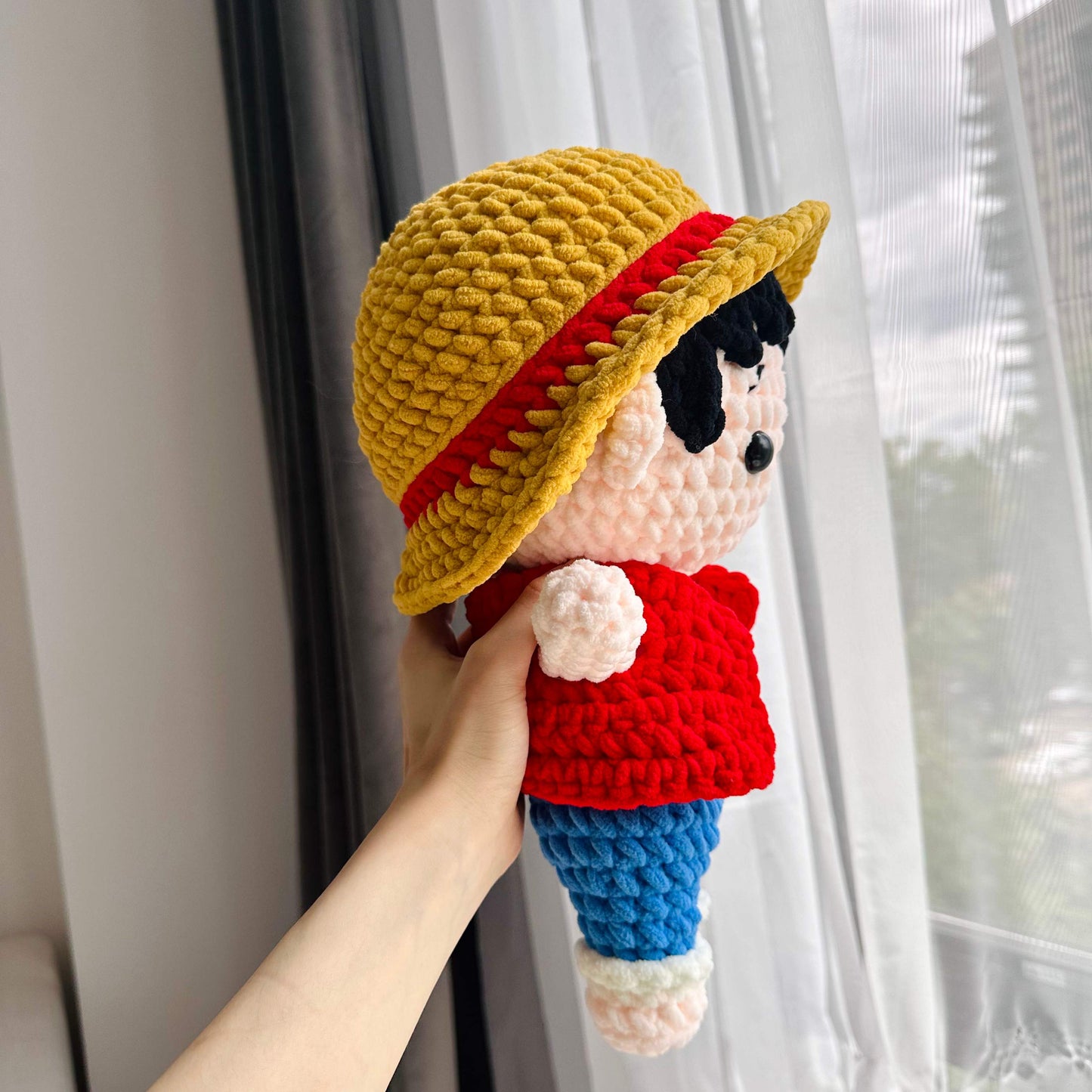 Crochet Luffy Plush Toy