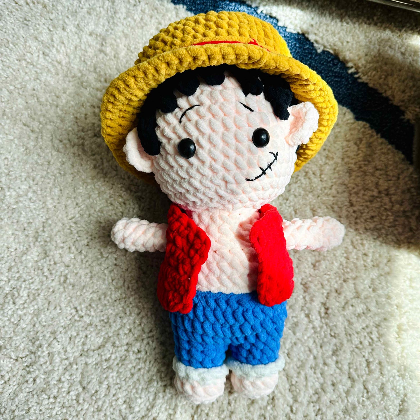 Crochet Luffy Plush Toy