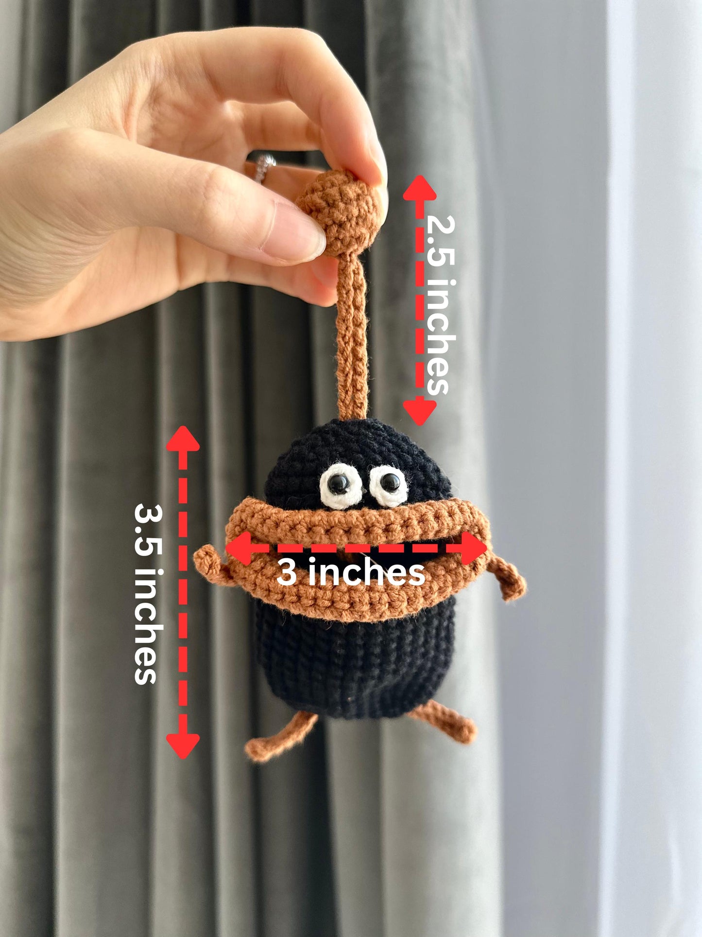 Handmade Crochet Car Key Cover