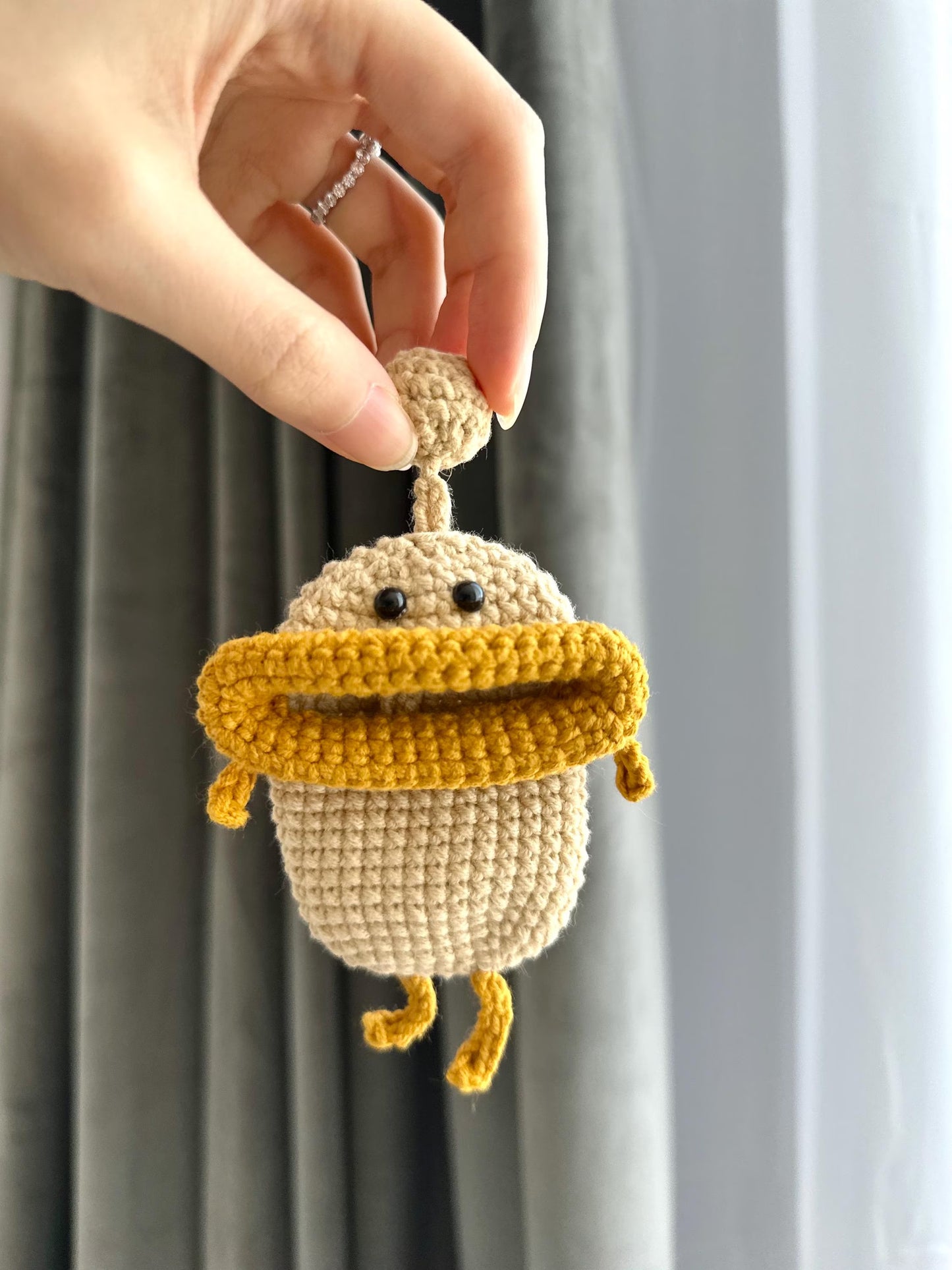 Handmade Crochet Car Key Cover